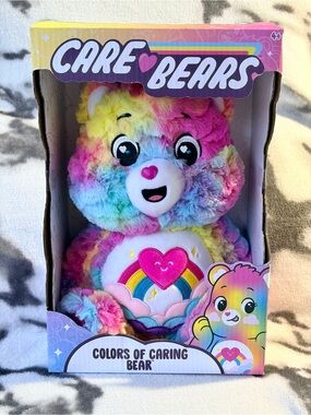 Care Bears (2026) “Colors of Caring Bear”14” Ultra Soft Plush Care Bear/NIB